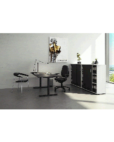 "Clara" : Bureau électrique + Plateau rectangle 140 x 80